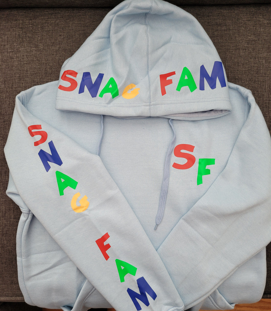 Snag Fam Hoodie Blue