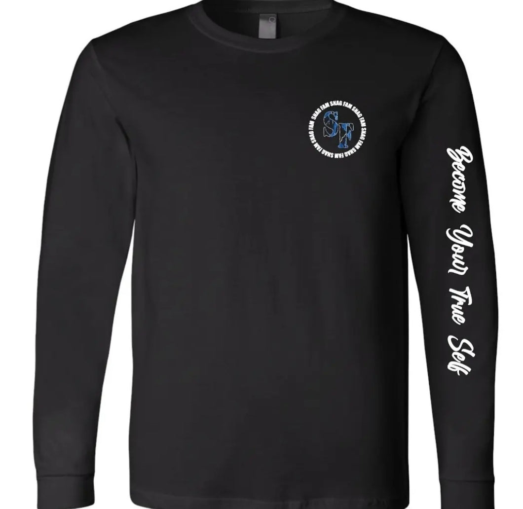 Long Sleeve True Self Black